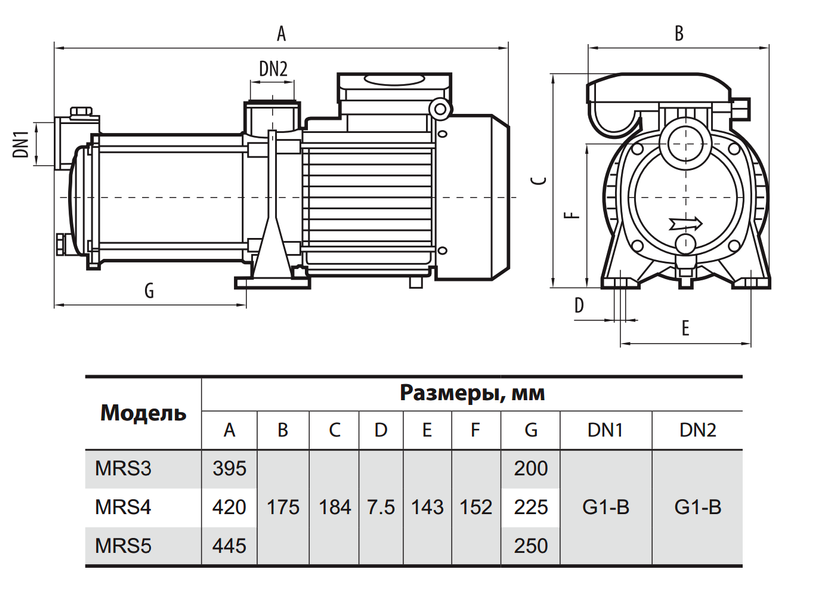 Поверхневий насос MRS3 "NPO" 301674 фото